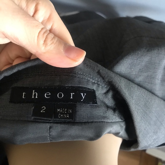 Theory Gray suit blazer - Picture 7 of 8